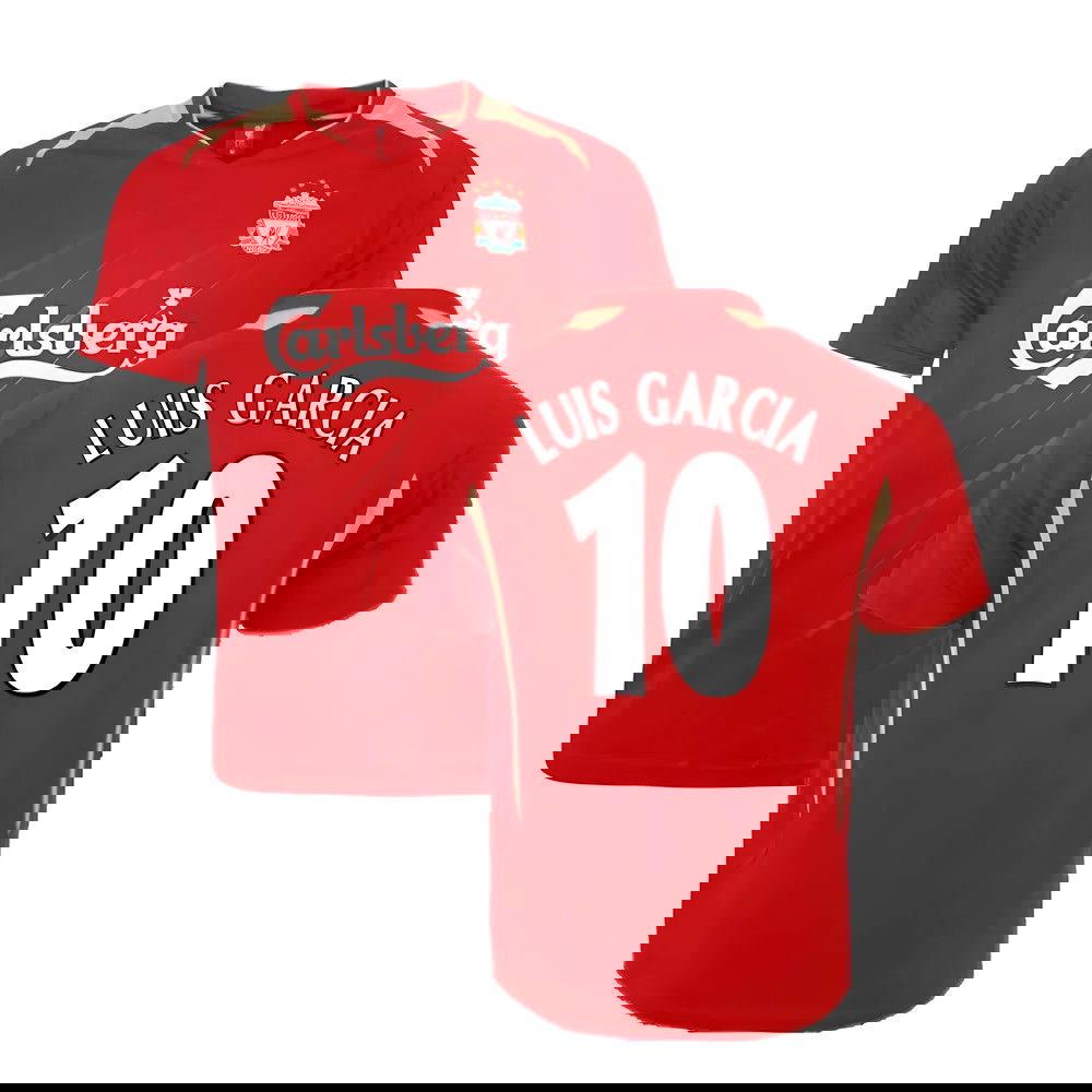 2005-2006 Liverpool Home CL Retro Shirt (Luis Garcia 10)