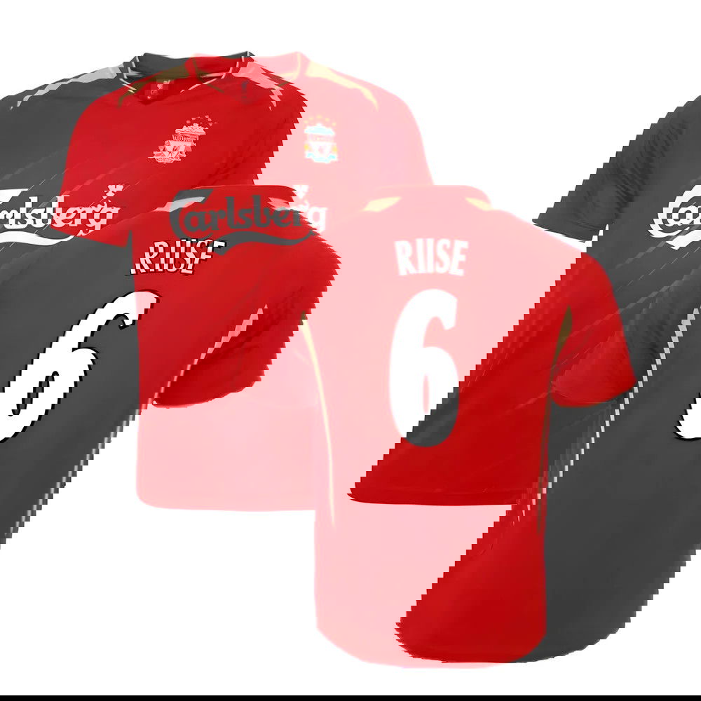 2005-2006 Liverpool Home CL Retro Shirt (Riise 6)