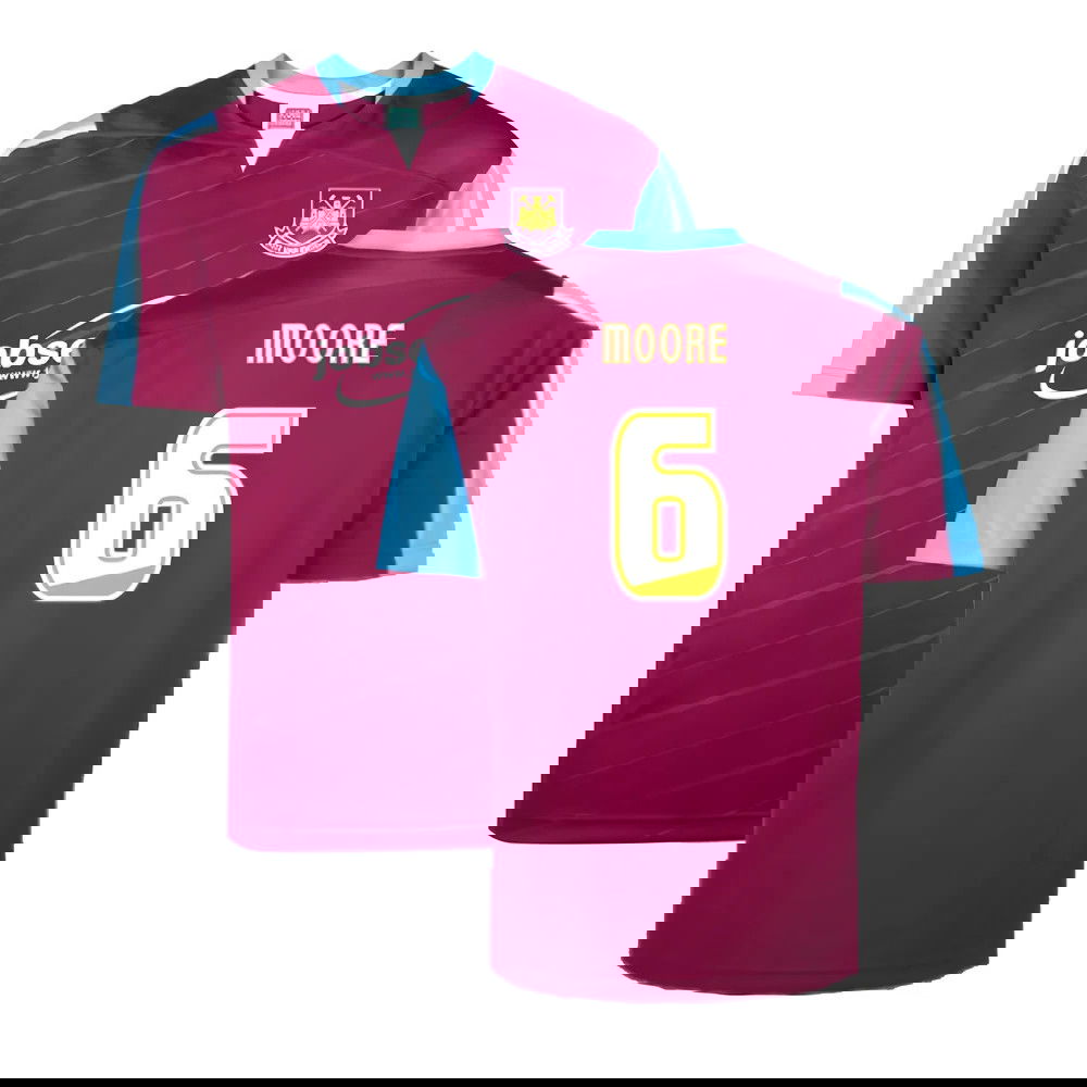 2005 West Ham Home Play Off Final Shirt (MOORE 6)