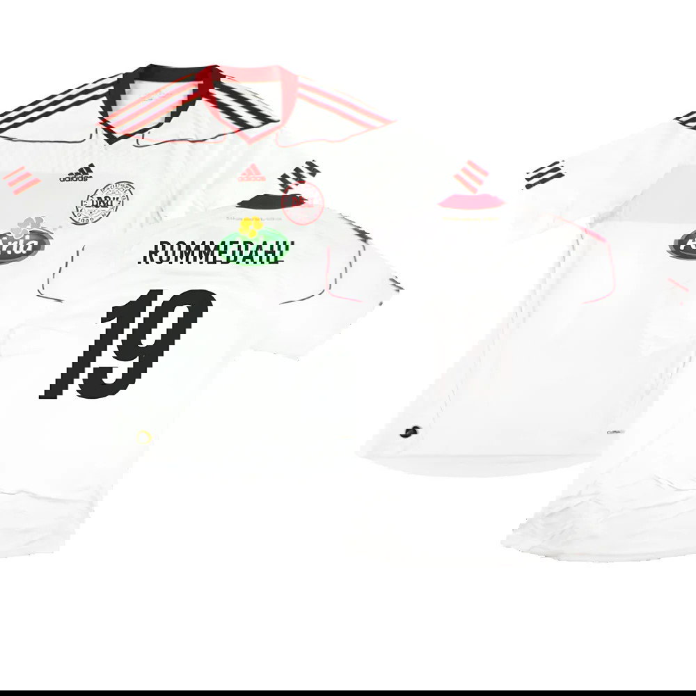 2010-2011 Denmark Away Shirt (Rommedahl 19)