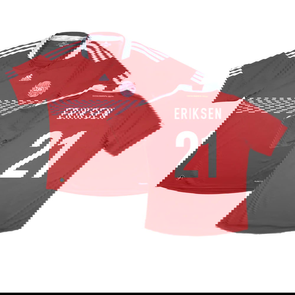 2010-2011 Denmark Home Shirt (Eriksen 21)