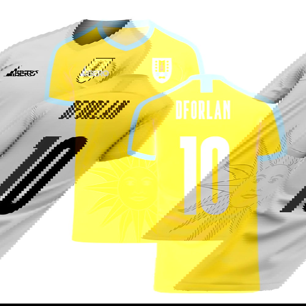 Uruguay 2025-2026 Away Concept Football Kit (Libero) (D FORLAN 10)
