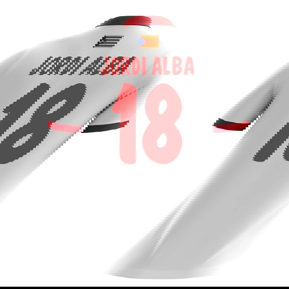 2025-2026 Catalunya Airo Away Shirt (Jordi Alba 18)