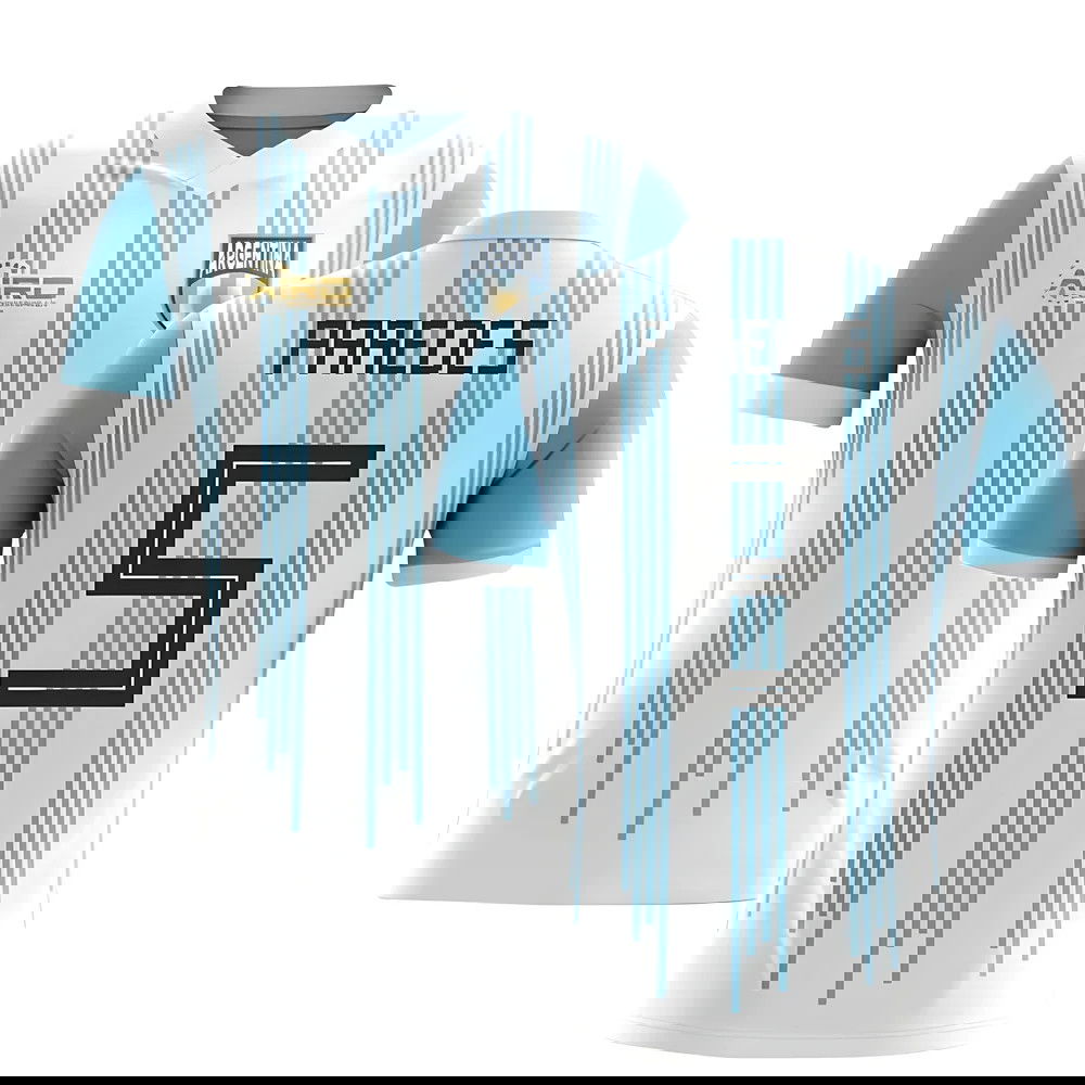 2025-2026 Argentina Home Concept Football Shirt (Paredes 5)