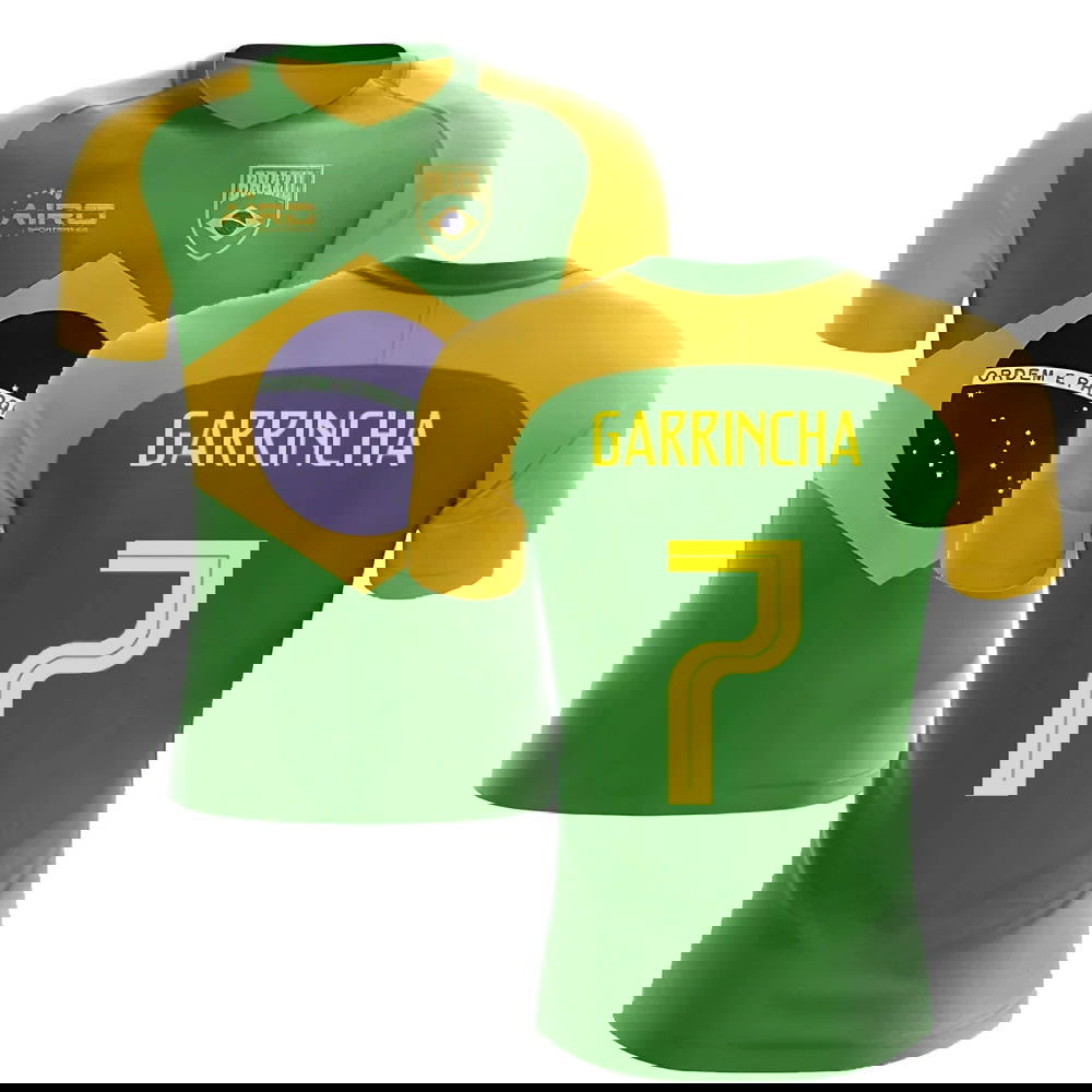 2025-2026 Brazil Flag Concept Football Shirt (Garrincha 7)