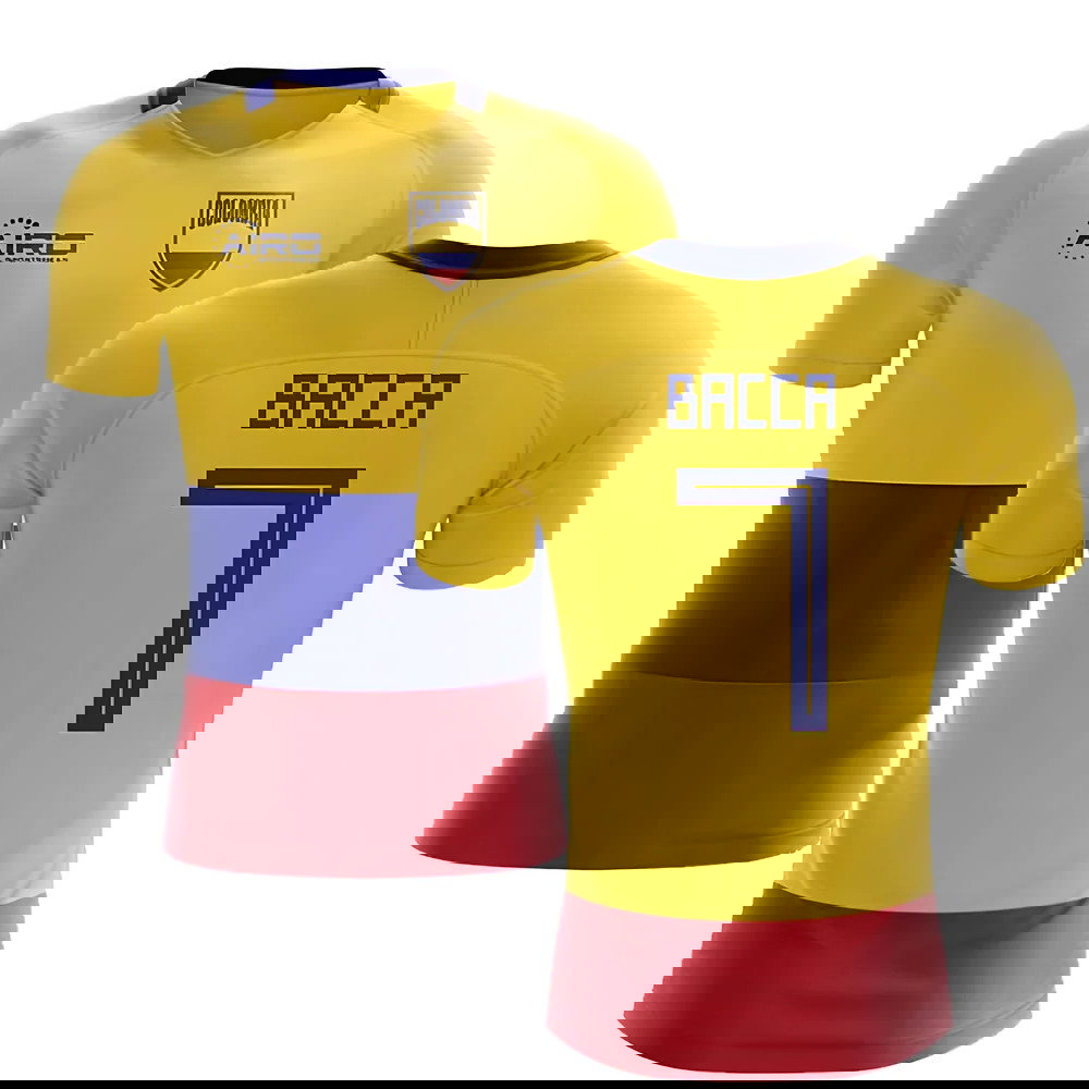 2025-2026 Colombia Flag Concept Football Shirt (Bacca 7)