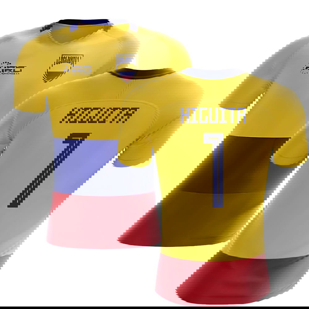 2025-2026 Colombia Flag Concept Football Shirt (Higuita 1)