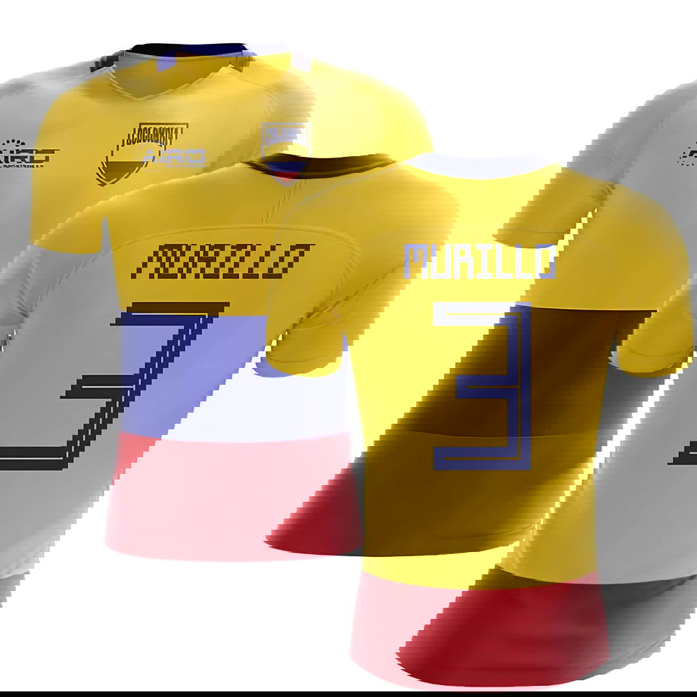 2025-2026 Colombia Flag Concept Football Shirt (Murillo 3)