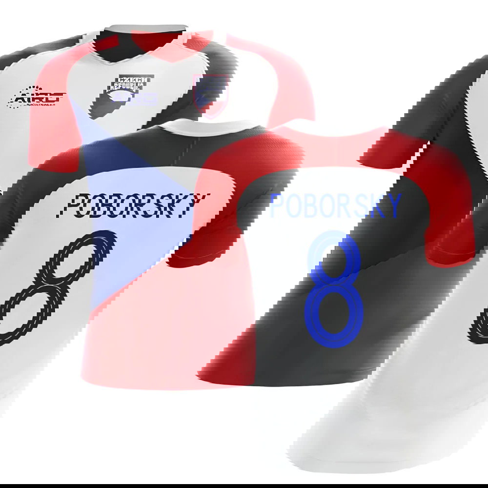 2025-2026 Czech Republic Home Concept Football Shirt (POBORSKY 8)