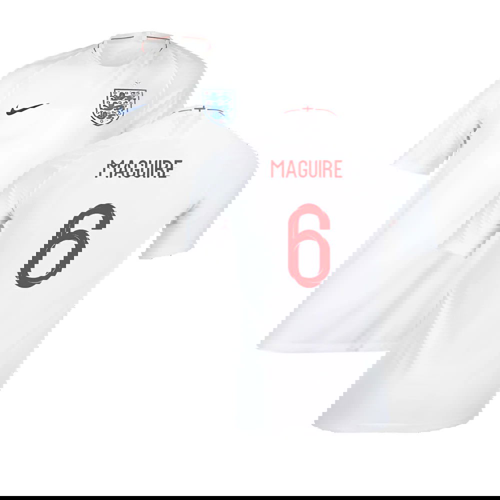 2018-2019 England Authentic Home Shirt (Maguire 6)