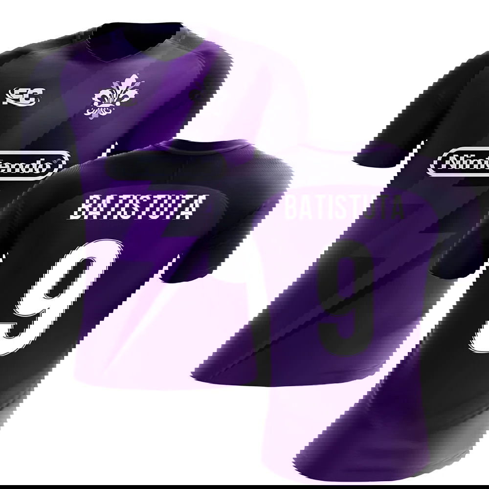 2025-2026 Fiorentina Fans Culture Home Concept Shirt (Batistuta 9)