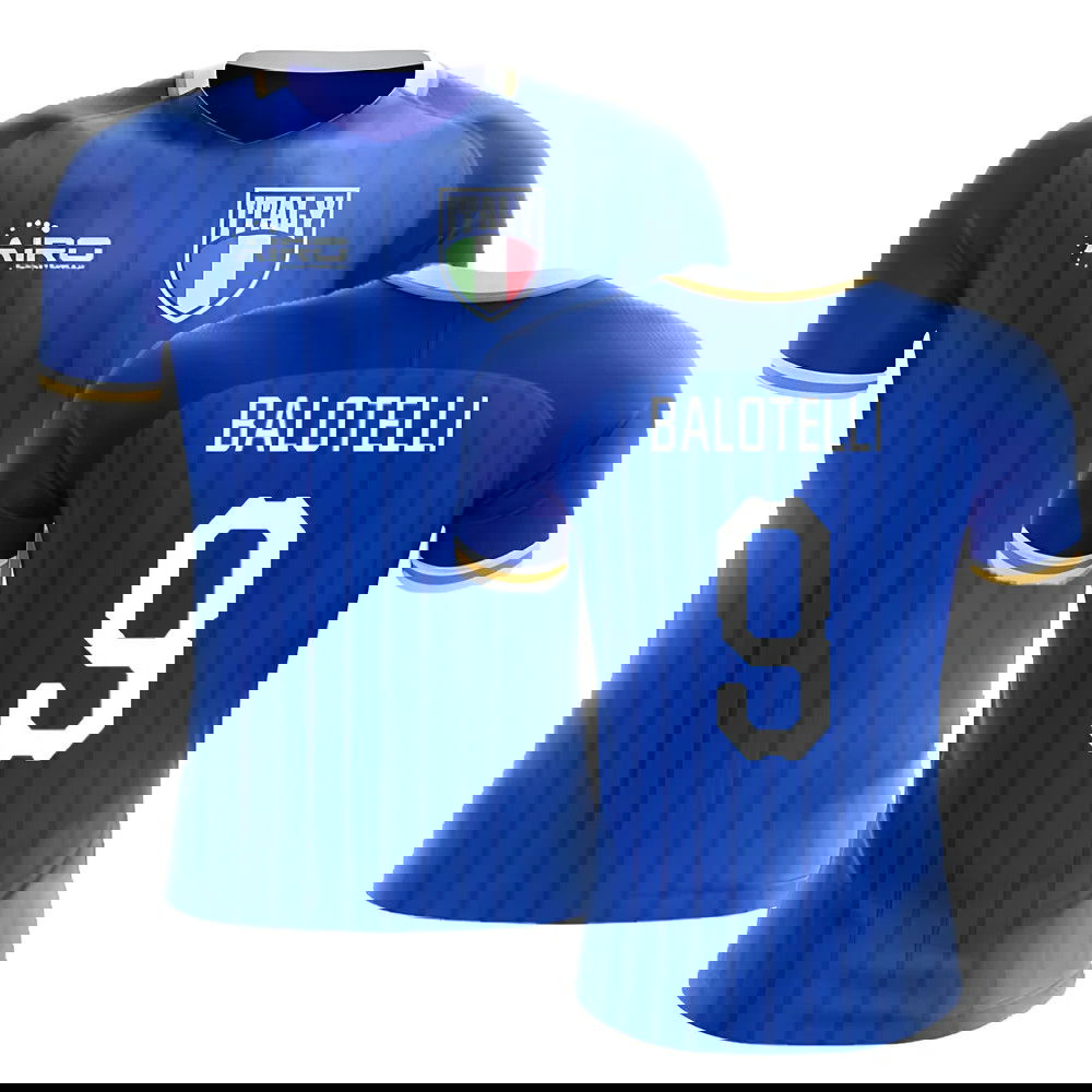 2025-2026 Italy Home Concept Football Shirt (Balotelli 9)