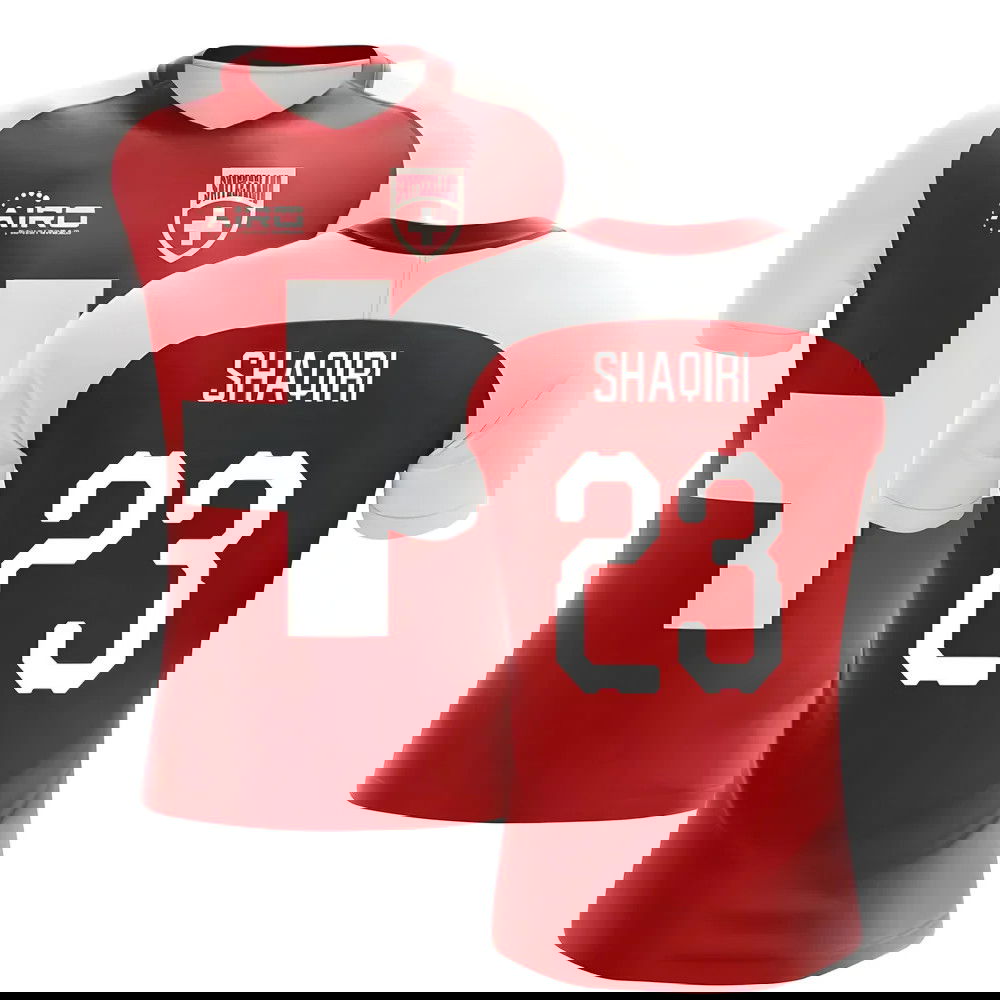 2025-2026 Switzerland Flag Concept Football Shirt (Shaqiri 23)