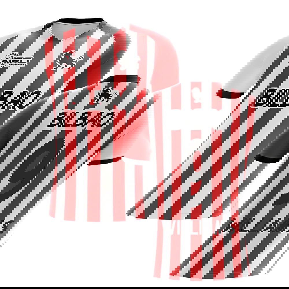 2025-2026 Athletic Bilbao Home Concept Football Shirt (WILLIAMS 9)