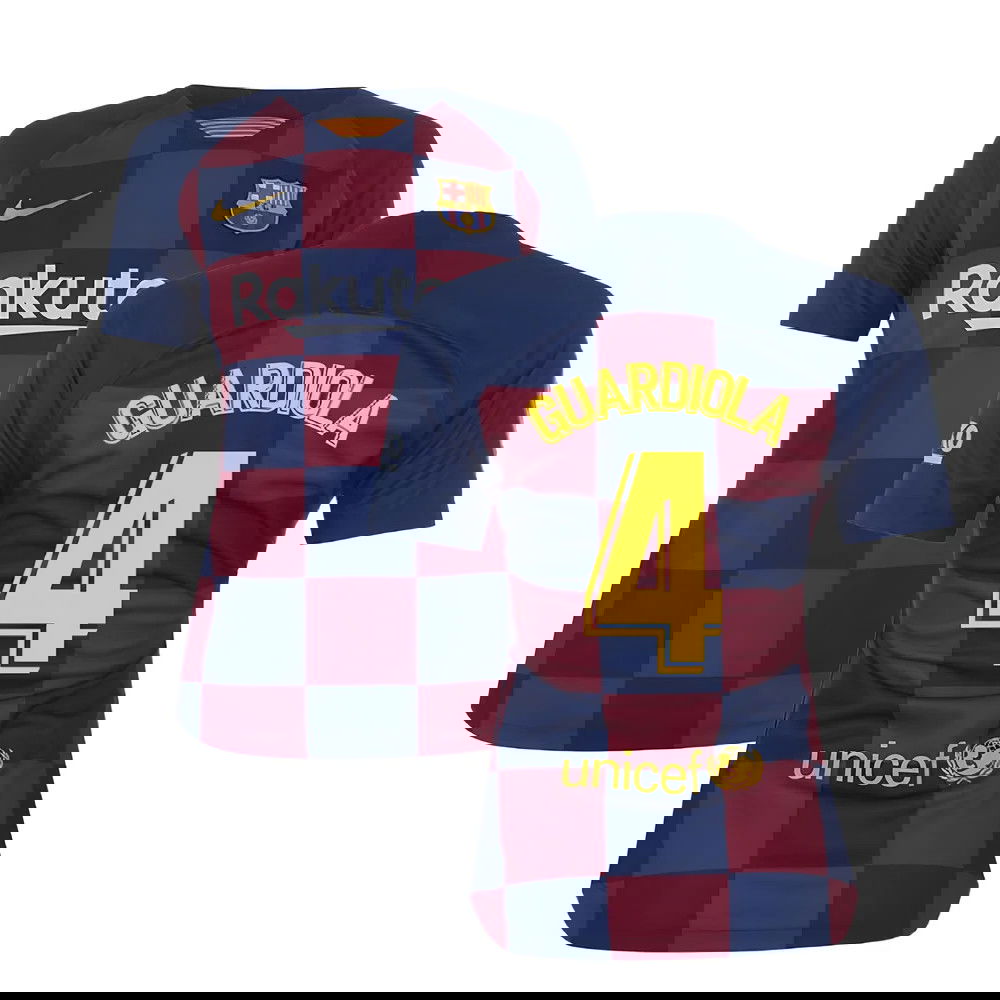 2019-2020 Barcelona Home Nike Ladies Shirt (GUARDIOLA 4)