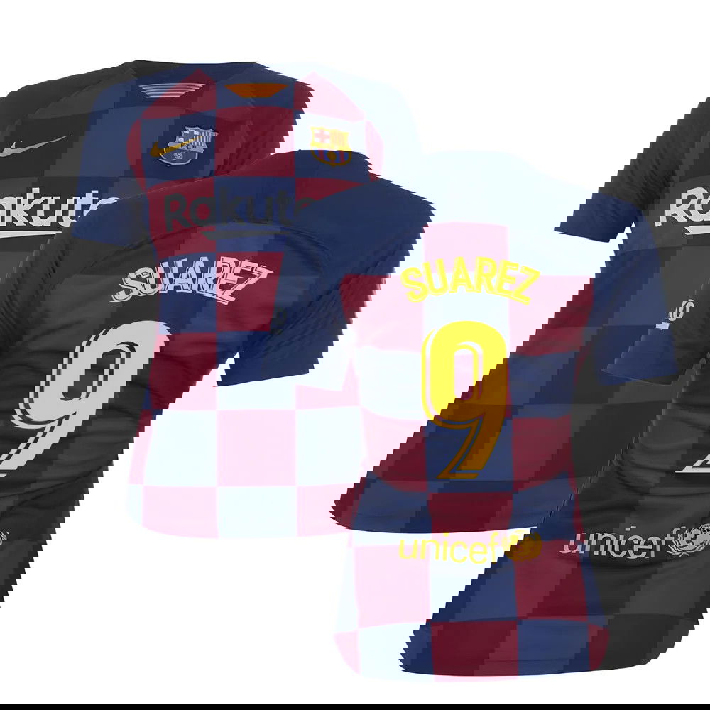 2019-2020 Barcelona Home Nike Ladies Shirt (SUAREZ 9)