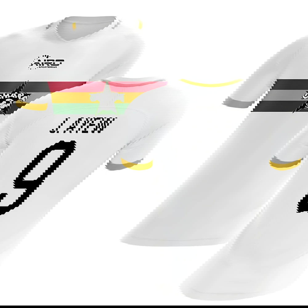2025-2026 Ghana Away Concept Football Shirt (J. Ayew 9)
