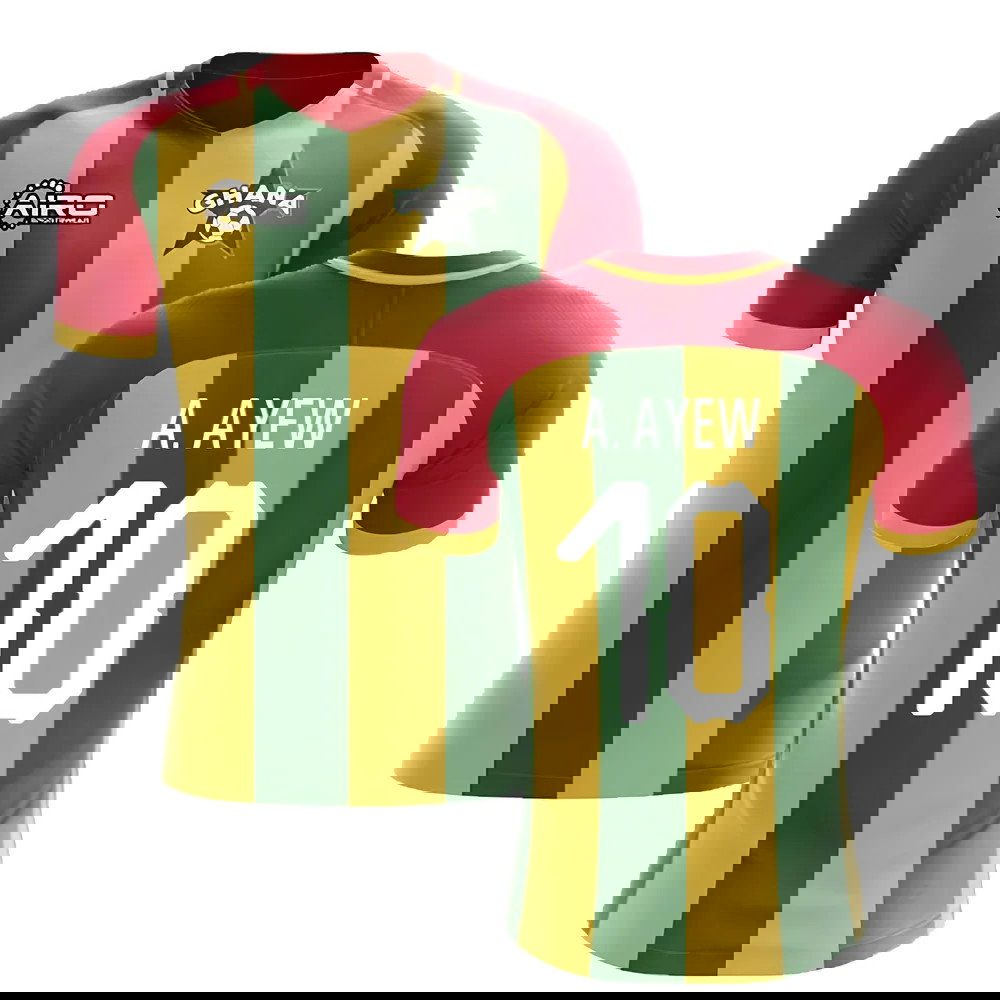 2025-2026 Ghana Home Concept Football Shirt (A. Ayew 10)