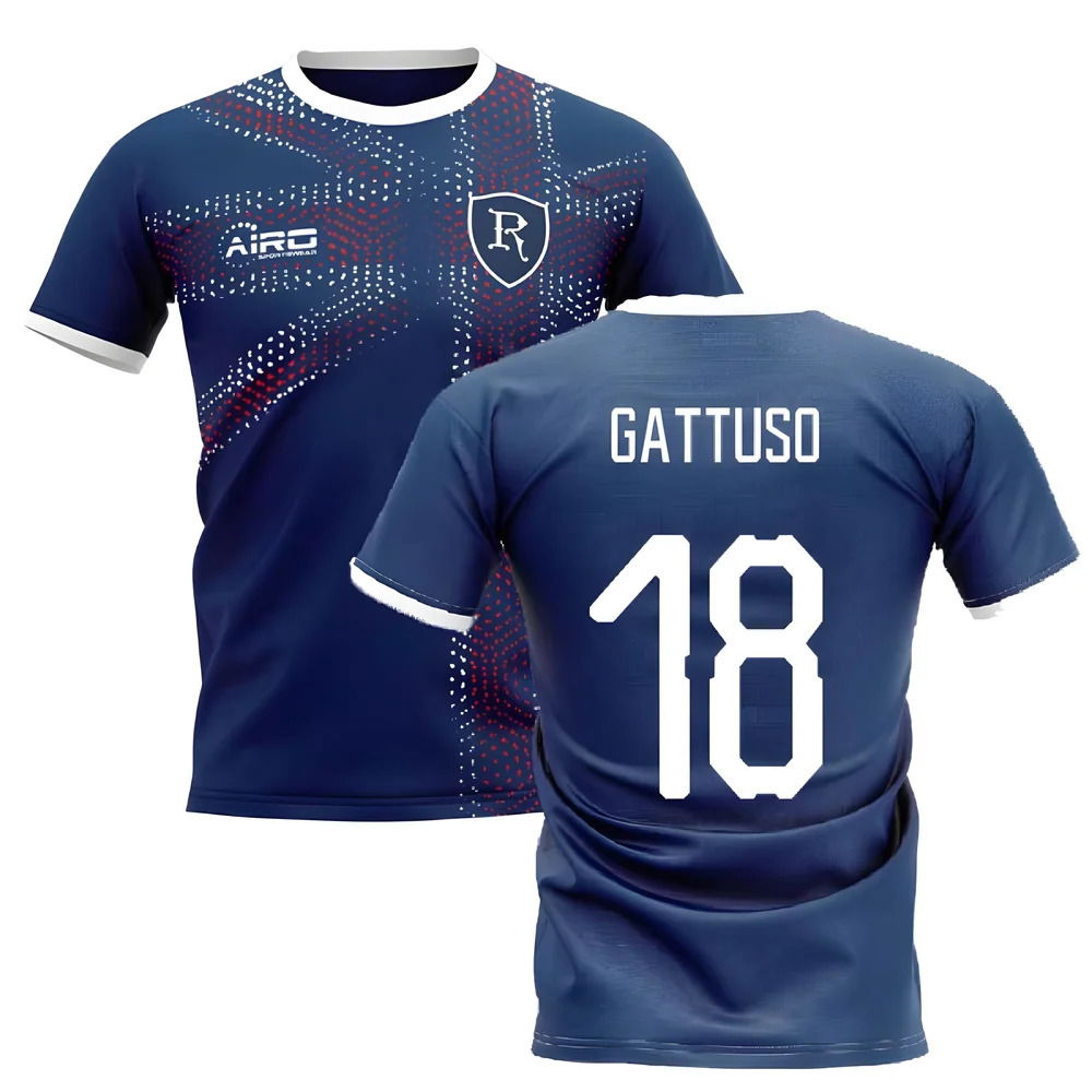 2025-2026 Glasgow Home Concept Football Shirt (GATTUSO 18)