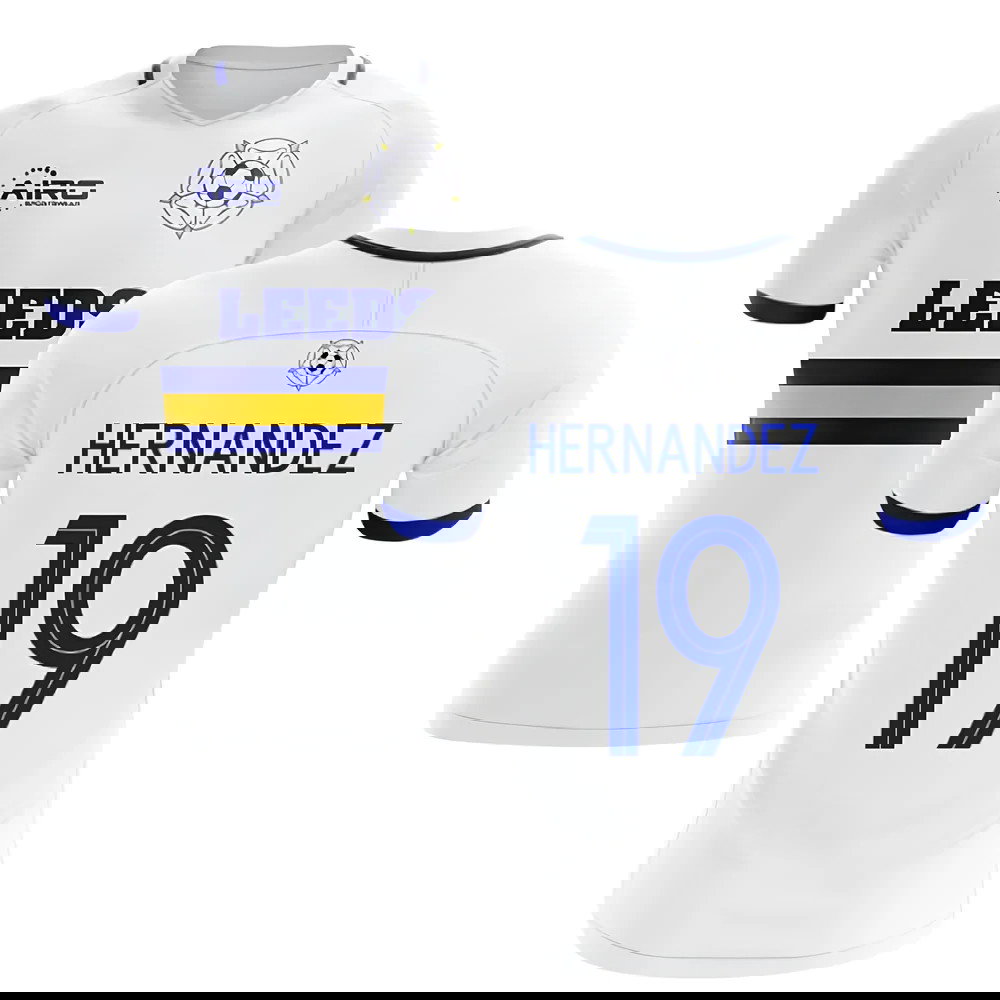 2025-2026 Leeds Home Concept Football Shirt (Hernandez 19)