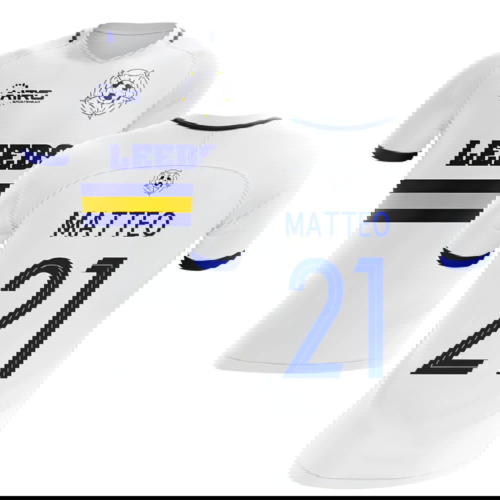 2025-2026 Leeds Home Concept Football Shirt (MATTEO 21)