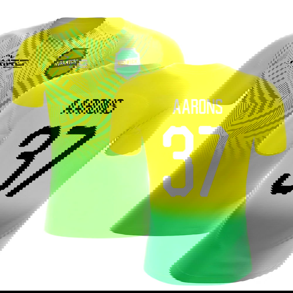 2025-2026 Norwich Home Concept Football Shirt (Aarons 37)