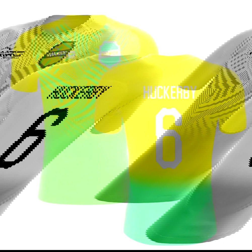 2025-2026 Norwich Home Concept Football Shirt (Huckerby 6)