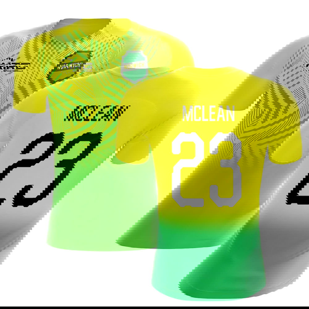 2025-2026 Norwich Home Concept Football Shirt (McLean 23)
