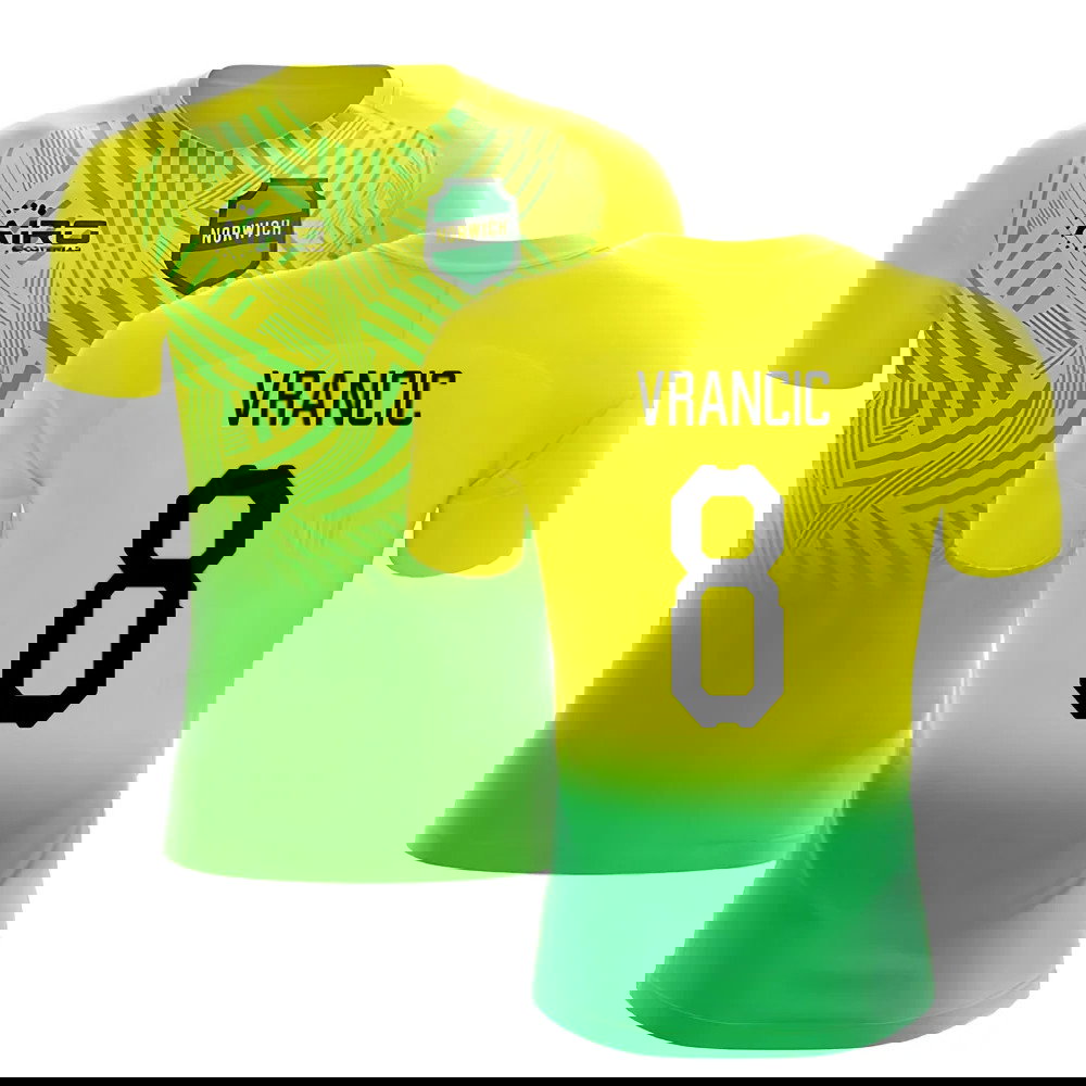 2025-2026 Norwich Home Concept Football Shirt (Vrancic 8)