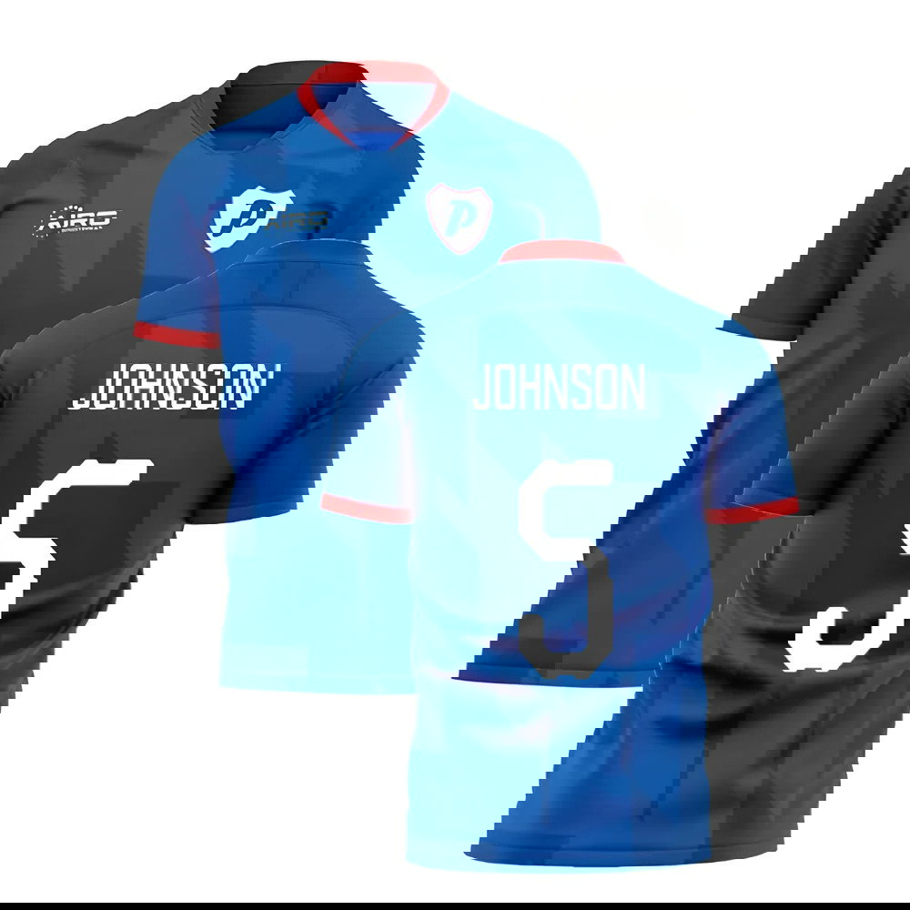 2025-2026 Portsmouth Home Concept Football Shirt (Johnson 5)