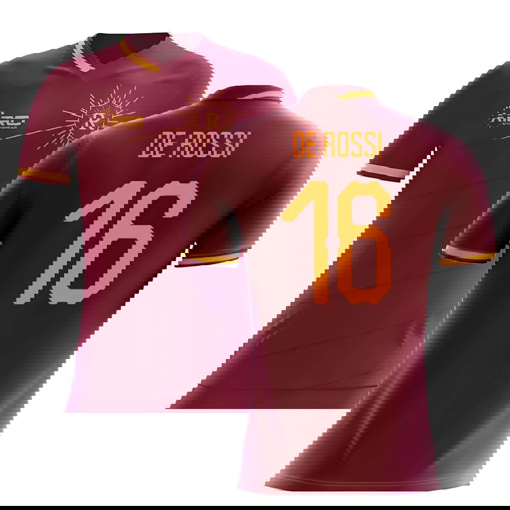 2025-2026 Roma Home Concept Football Shirt (DE ROSSI 16)