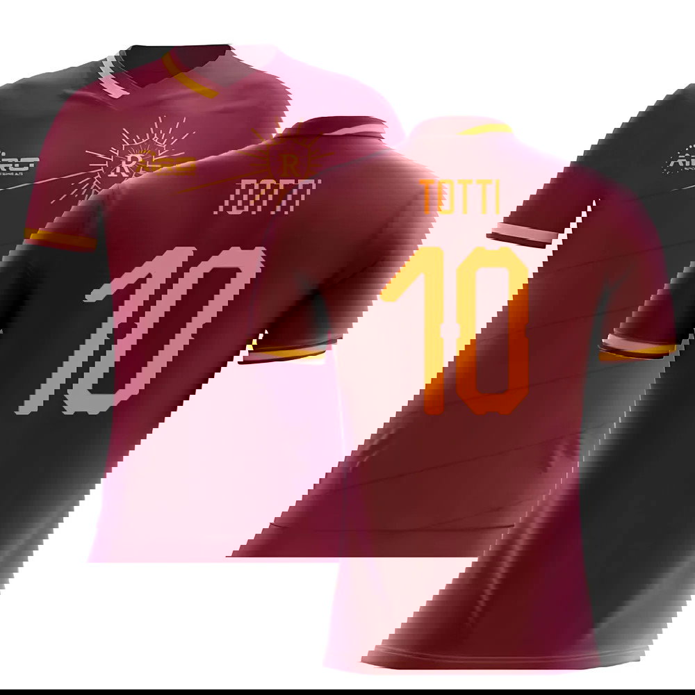 2025-2026 Roma Home Concept Football Shirt (TOTTI 10)