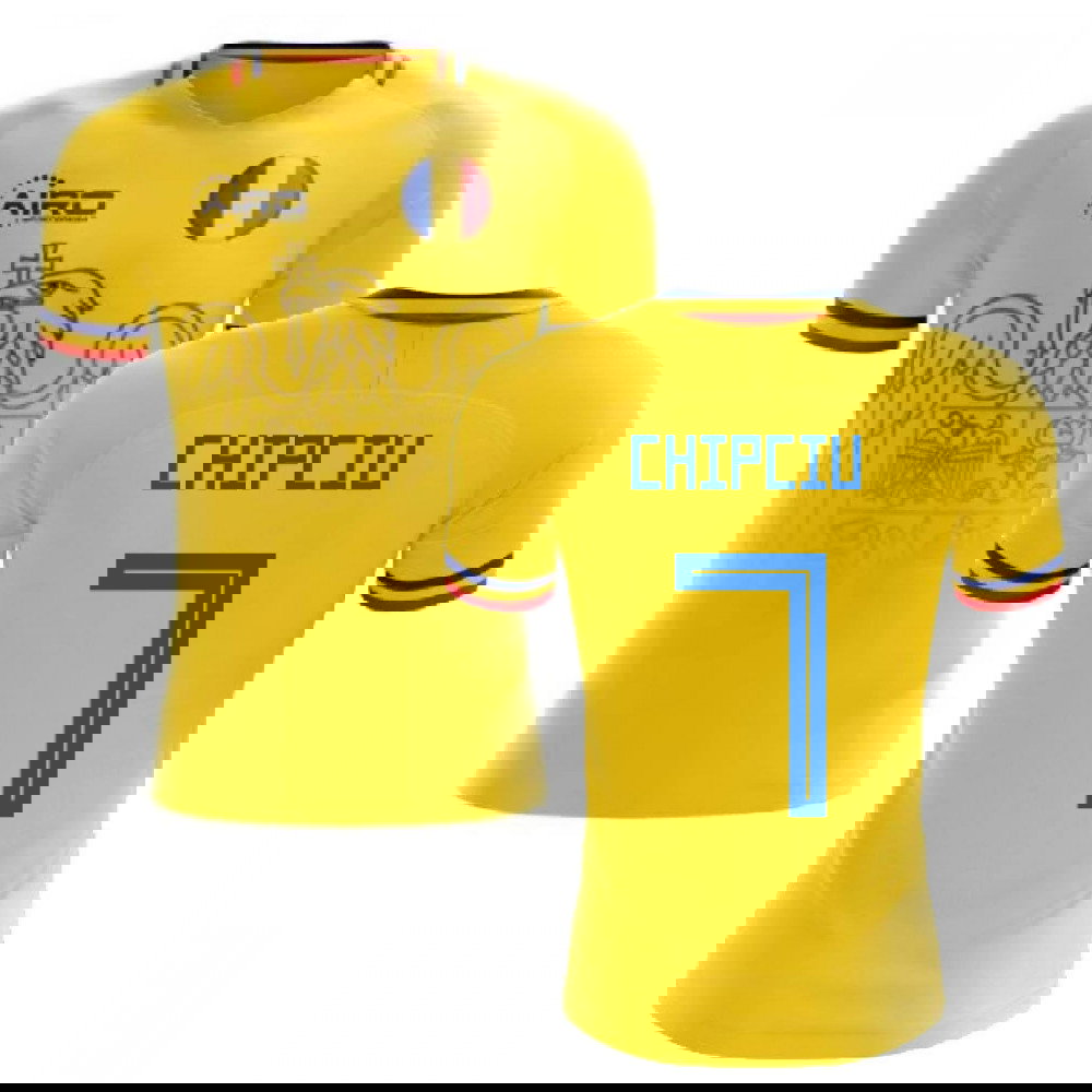 2025-2026 Romania Home Concept Football Shirt (Chipciu 7)