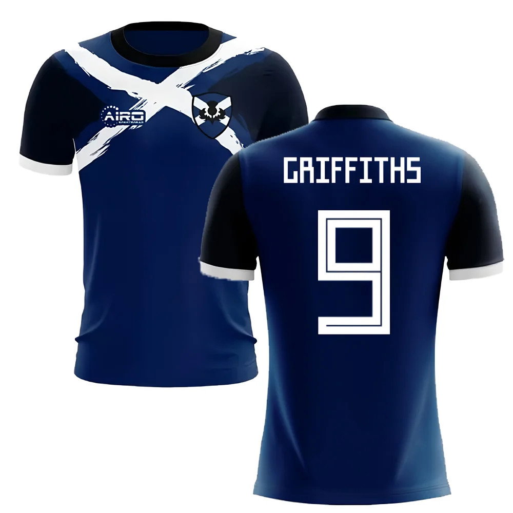 2025-2026 Scotland Flag Concept Football Shirt (Griffiths 9)