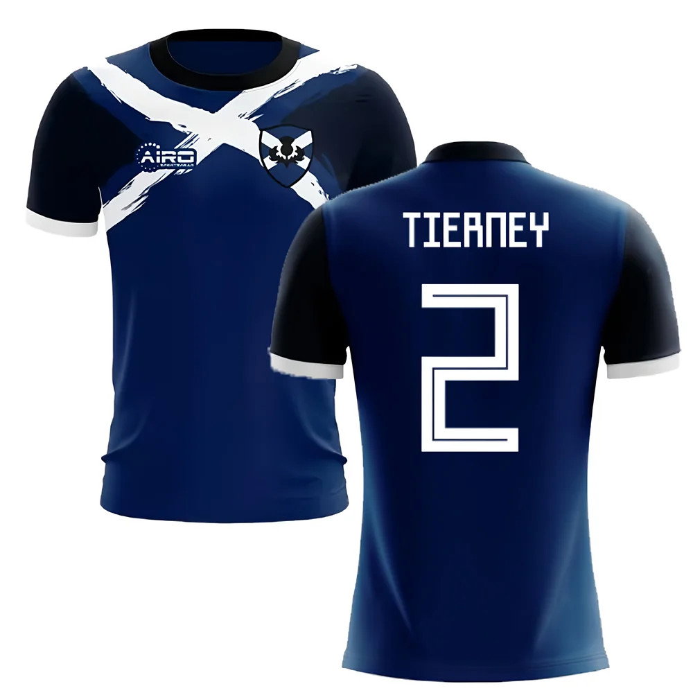2025-2026 Scotland Flag Concept Football Shirt (Tierney 2)