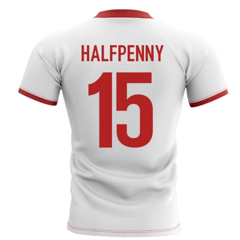 2025-2026 Wales Flag Concept Rugby Shirt (Halfpenny 15)