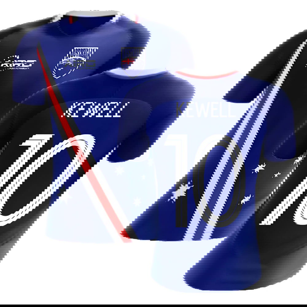 2025-2026 Australia Flag Away Concept Football Shirt (Kewell 10)