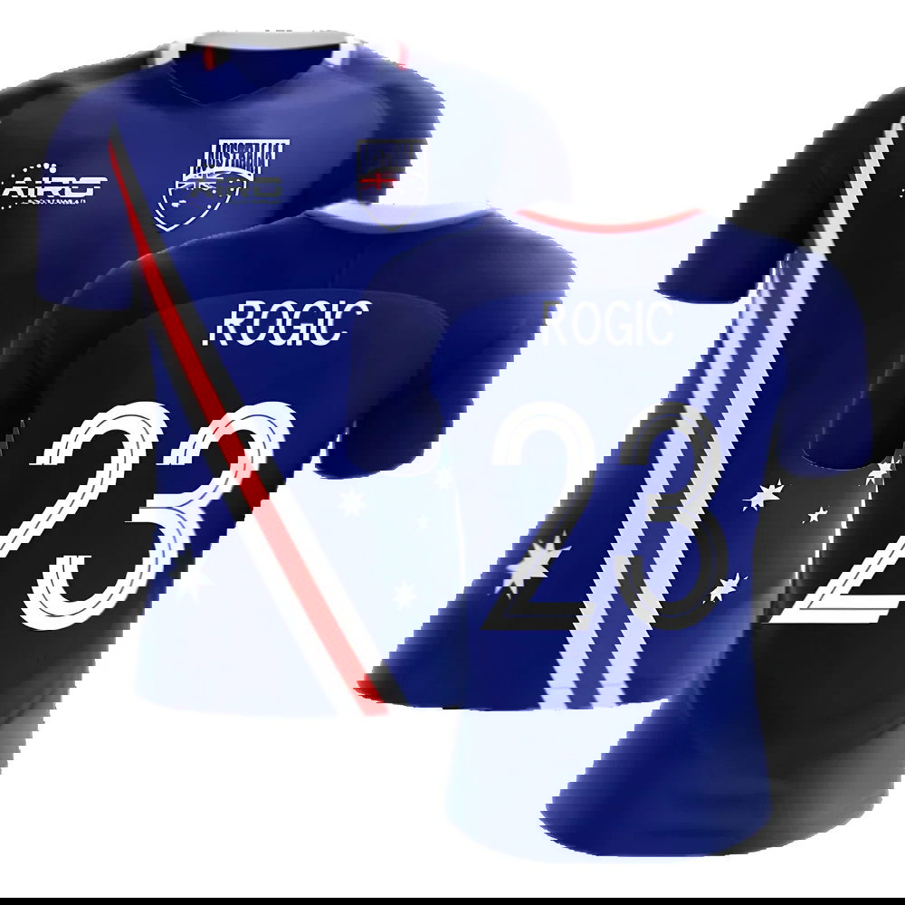 2025-2026 Australia Flag Away Concept Football Shirt (Rogic 23)