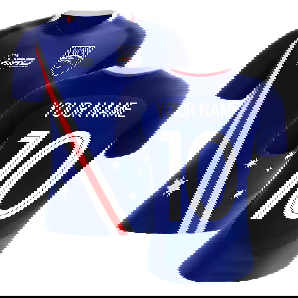 2025-2026 Australia Flag Away Concept Football Shirt (Your Name)