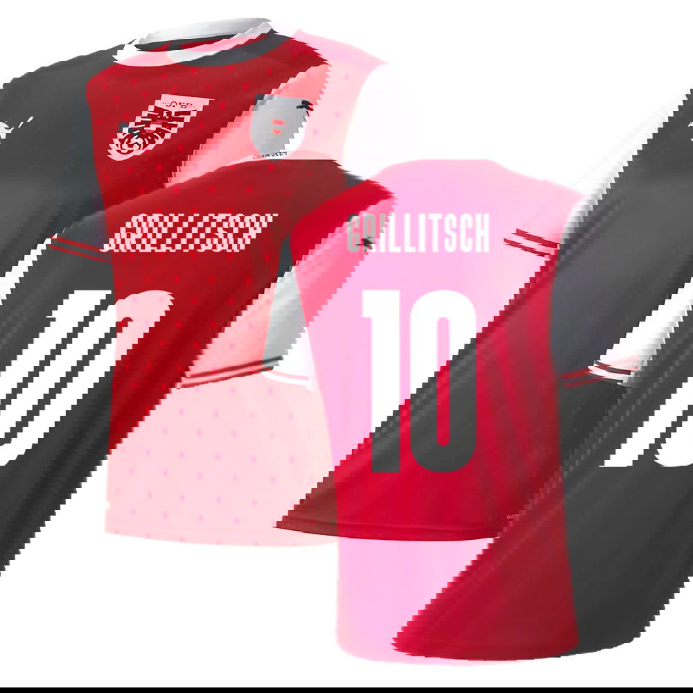 2020-2021 Austria Home Puma Football Shirt (GRILLITSCH 10)