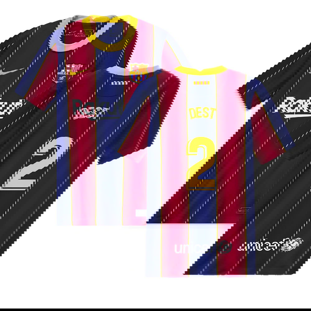 2020-2021 Barcelona Home Jersey (Kids) (DEST 2)