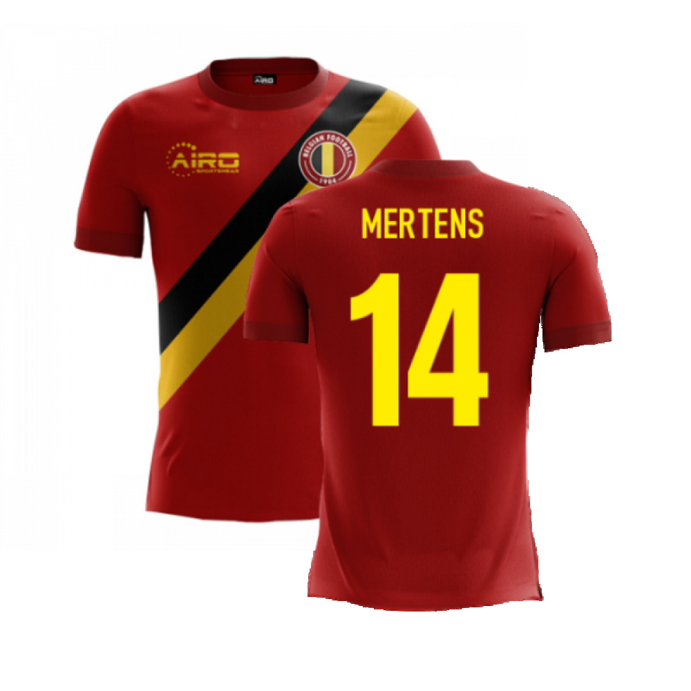 2025-2026 Belgium Airo Concept Home Shirt (Mertens 14) - Kids