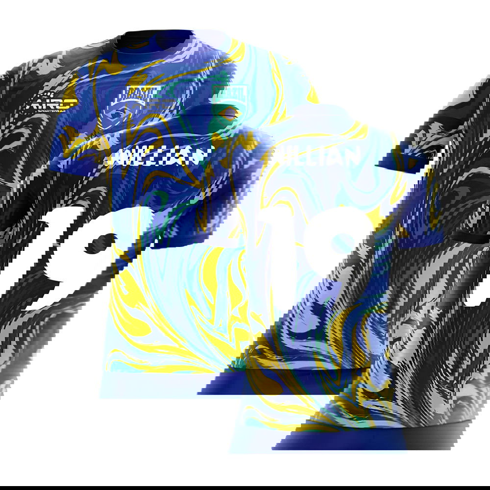 2025-2026 Brazil Away Concept Shirt (Willian 19) - Kids