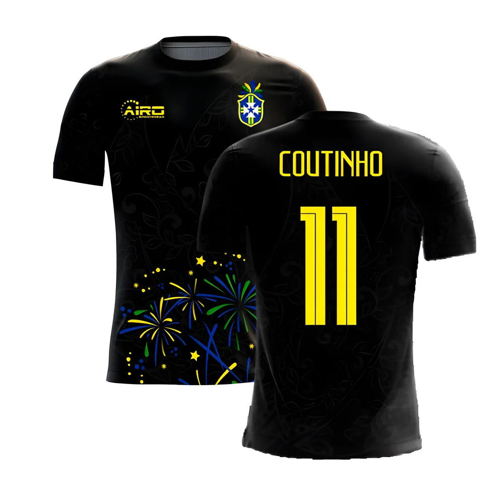 2025-2026 Brazil Third Concept Football Shirt (Coutinho 11)