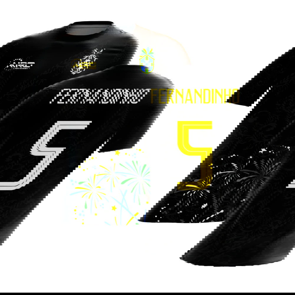 2025-2026 Brazil Third Concept Football Shirt (Fernandinho 5)