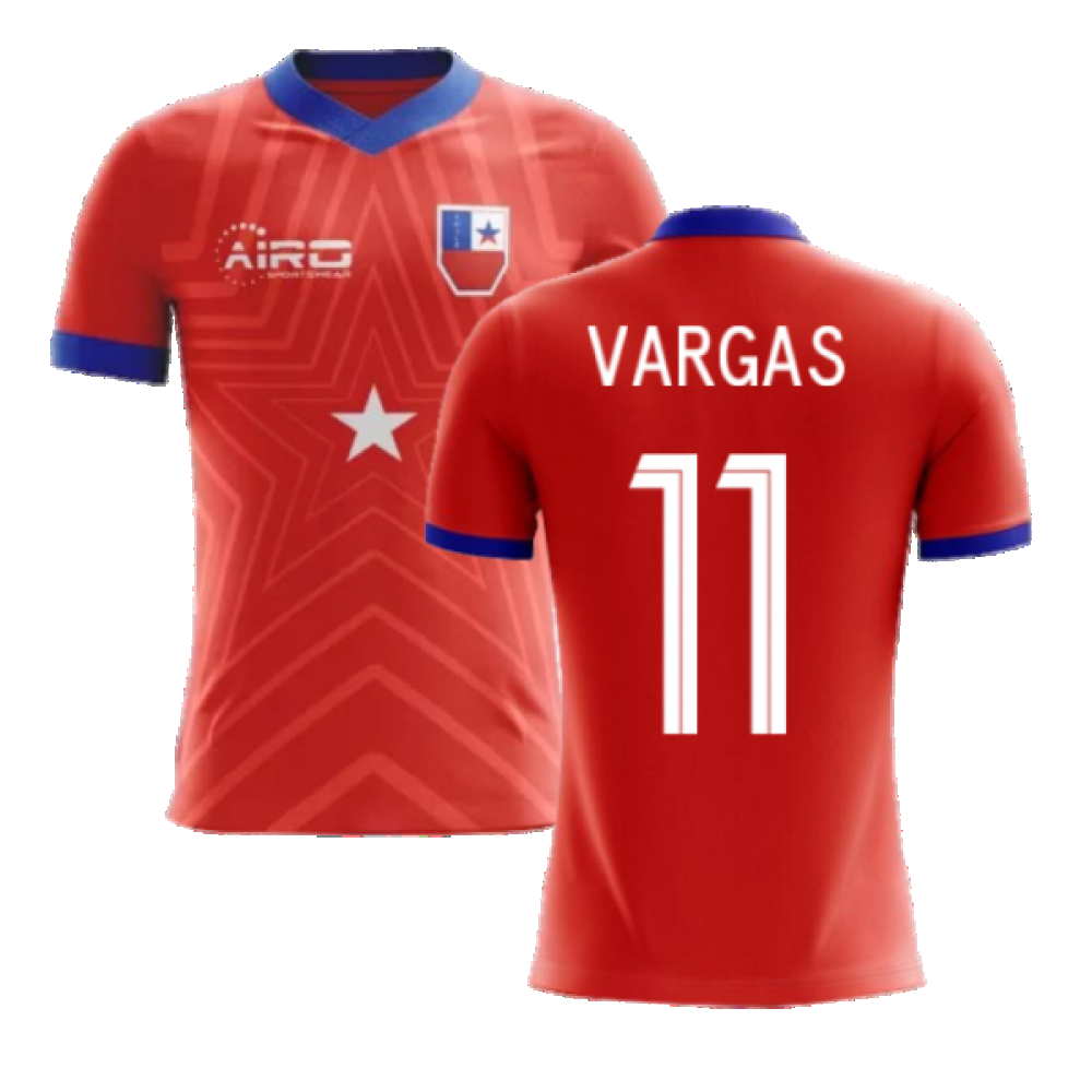 2025-2026 Chile Home Concept Football Shirt (Vargas 11) - Kids