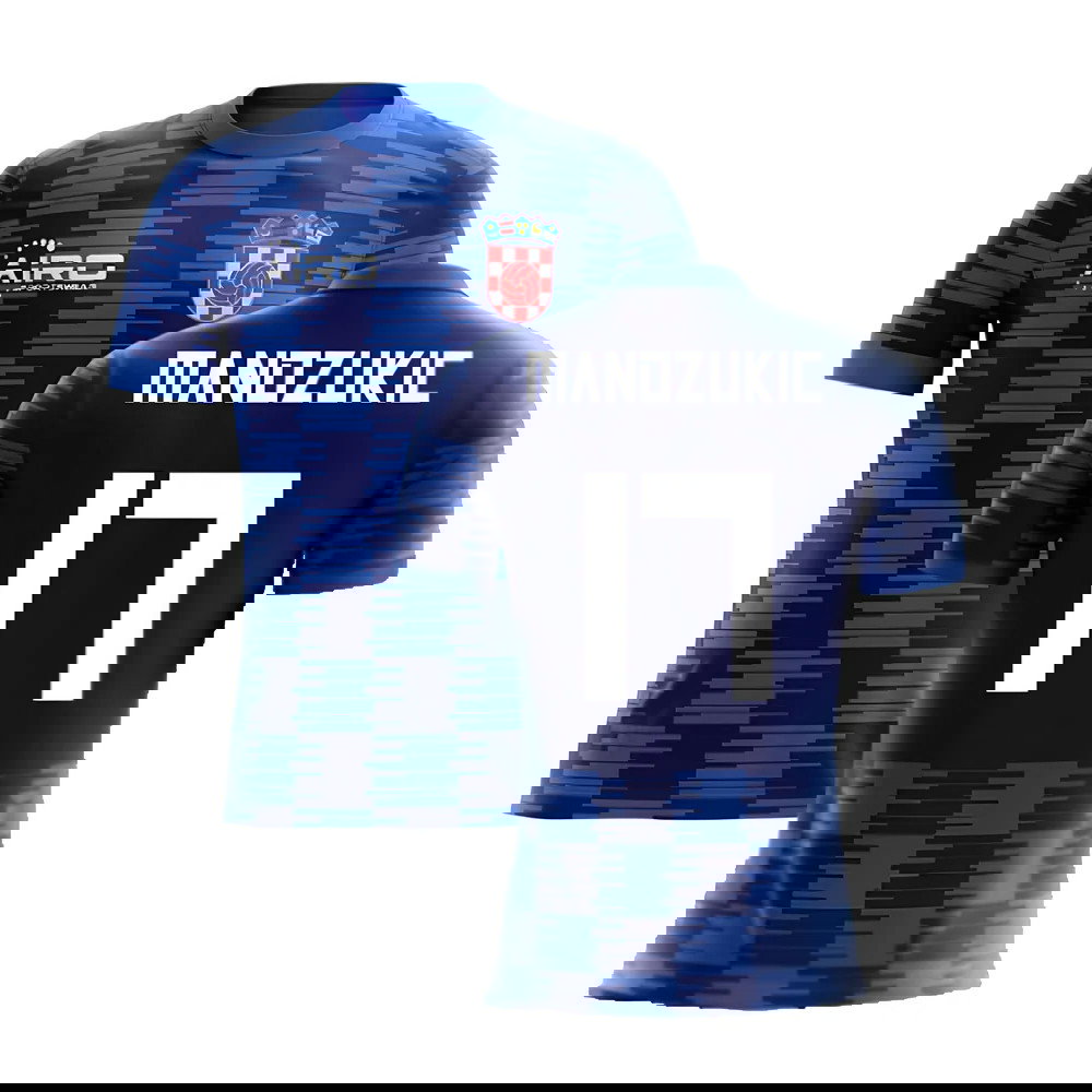 2025-2026 Croatia Away Concept Shirt (Mandzukic 17) - Kids
