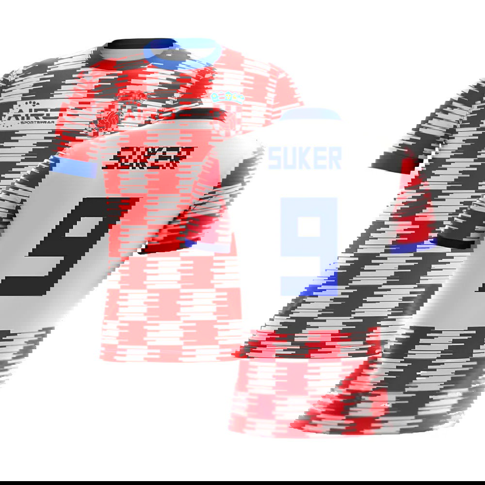 2025-2026 Croatia Home Concept Shirt (Suker 9)