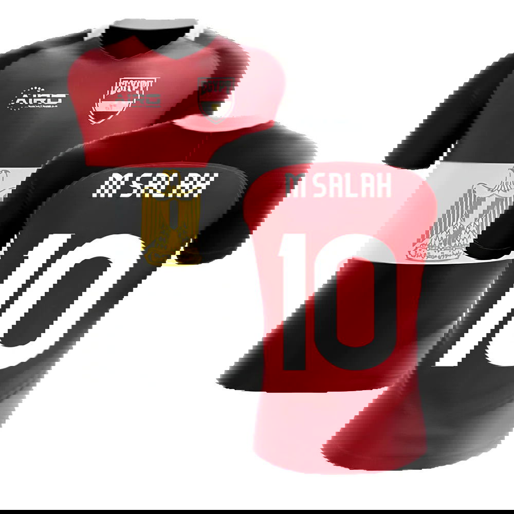 2025-2026 Egypt Flag Concept Football Shirt (M Salah 10) - Kids