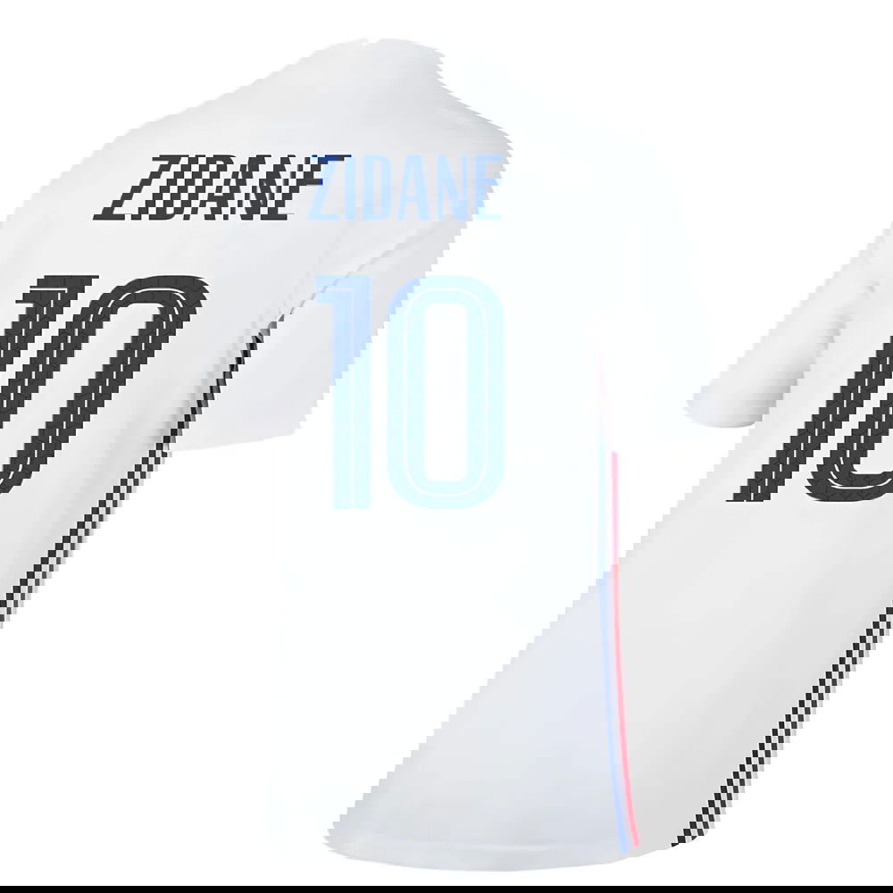 2020-2021 France Away Nike Football Shirt (Kids) (ZIDANE 10)